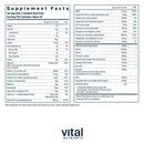 vital clear vital nutrients supplement facts
