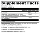 vitalvasc (xymogen) supplement facts