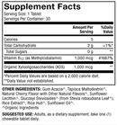 methylcobalamin | vitamin b12 dr. mercola supplement facts