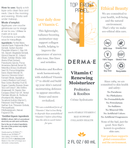 vitamin c renewing moisturizer dermae label