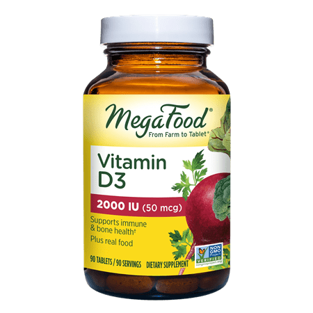 Vitamin D-3 2000 IU 90 Count (MegaFood)