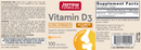 vitamin d3 jarrow formulas label