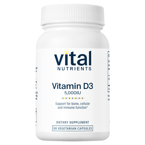 Vitamin D3 5000 IU 90ct Vital Nutrients