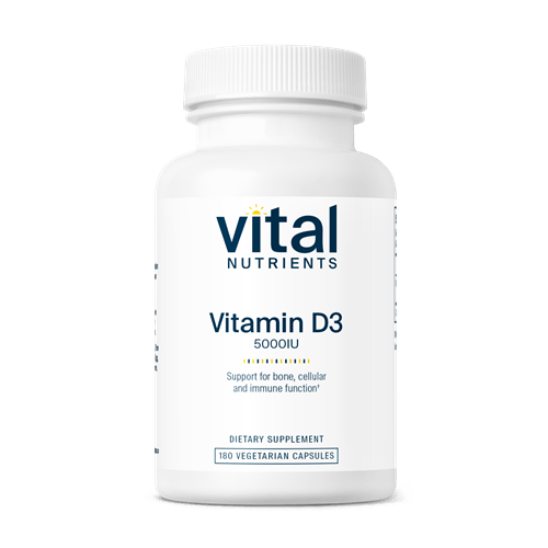 Vitamin D3 5000 IU 180ct Vital Nutrients 