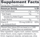 vitamin d3 5,000 iu chocolate (integrative therapeutics) supplement facts
