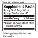 vitamin d3 high-potency liquid (equilife) supplement facts