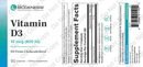 vitamin d3 nutra biogenesis label