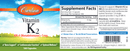 Vitamin K2 5 mg 180 Count