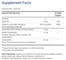 vitamin a + carotenoids (nordic naturals) supplement facts