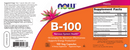 b-100 (now foods) label
