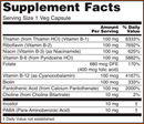 b-100 (now foods) supplement facts