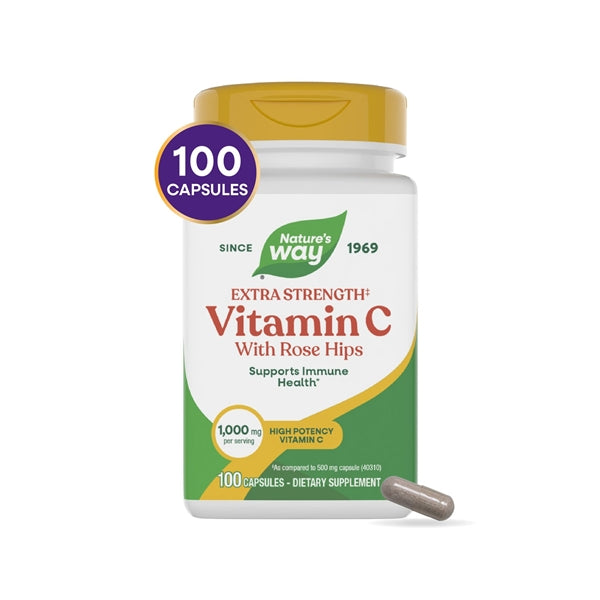 vitamin c with rose hips nature's way