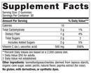 vitamin c extra strength gummies (nordic naturals) supplement facts