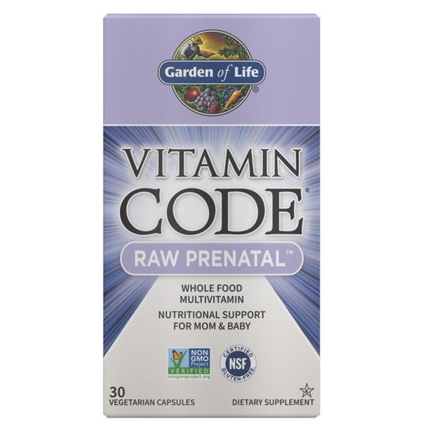 vitamin code raw prenatal garden of life