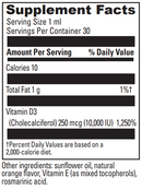 vitamin d3 liquid davinci labs supplement facts