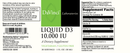 vitamin d3 liquid davinci labs label