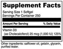 vitamin d3 davinci labs supplement facts