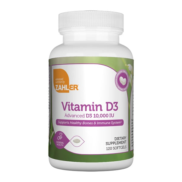 vitamin d3 10,000 iu advanced nutrition by zahler