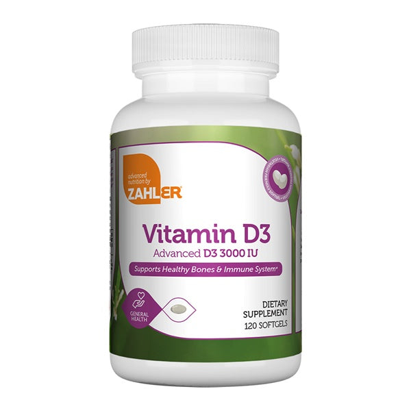 vitamin d3 3000 iu softgels advanced nutrition by zahler