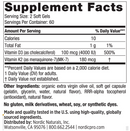 vitamin d3+k2 orange nordic naturals supplement facts