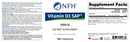 buy vitamin d3 sap (nfh nutritional fundamentals)