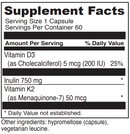 vitamin k2 plus davinci labs supplement facts