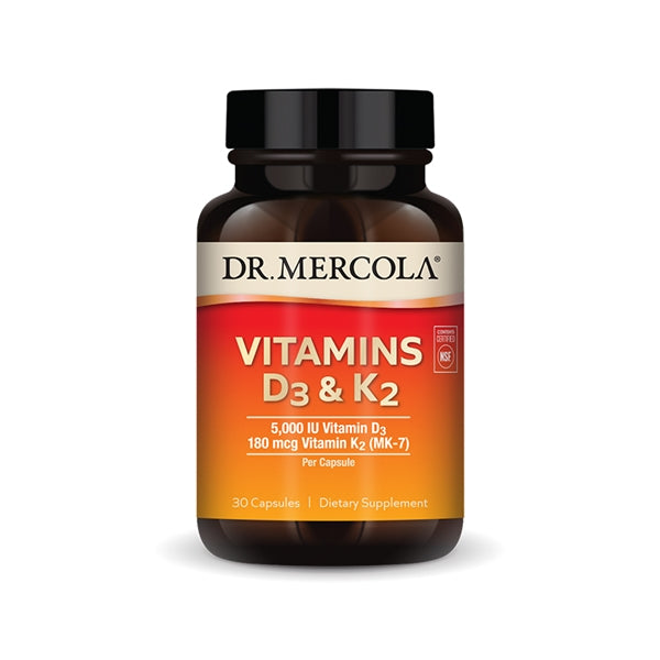 Vitamins D3 & K2 (Dr. Mercola)