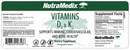 vitamins d3 & k2 nutramedix label