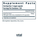 vitex 750 vital nutrients supplement facts