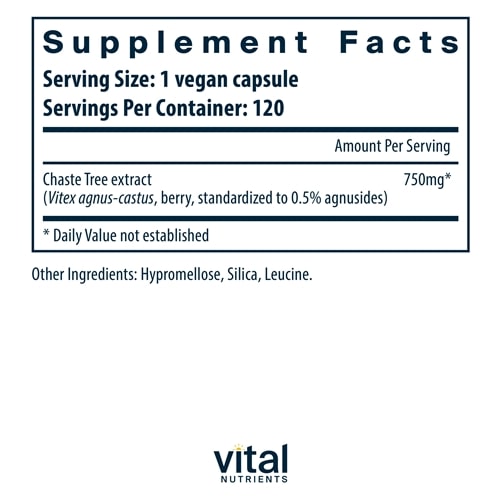 Vitex 750 Vital Nutrients supplements