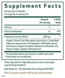 vitex reproductive formula gaia herbs pro supplement facts