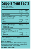 viviscal pro hair health supplement facts