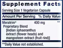 waist-line control (life extension) supplement facts