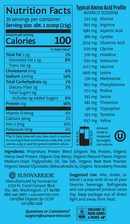 warrior blend berry sunwarrior nutrition facts