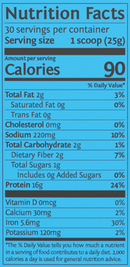 warrior blend chocolate sunwarrior nutrition facts