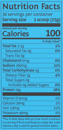 warrior blend unflavored sunwarrior nutrition facts