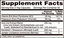 water out (now foods) supplement facts