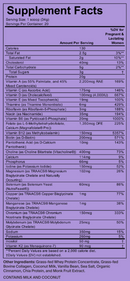 wenatal protein + for her supplement facts