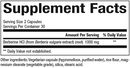 wellbetx berberine 500 mg natural factors supplement facts