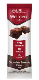 wellness bar chocolate brownie flavor (life extension)
