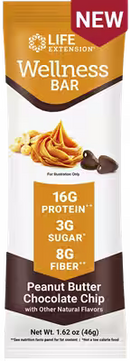 wellness bar peanut butter chocolate chip (life extension)