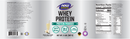 whey protein natural vanilla (now sports) label