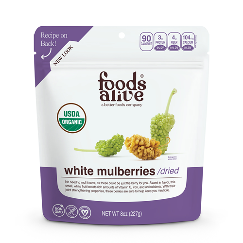 White Mulberries Foods Alive