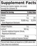 whole beauty collagen designs for health supplement facts