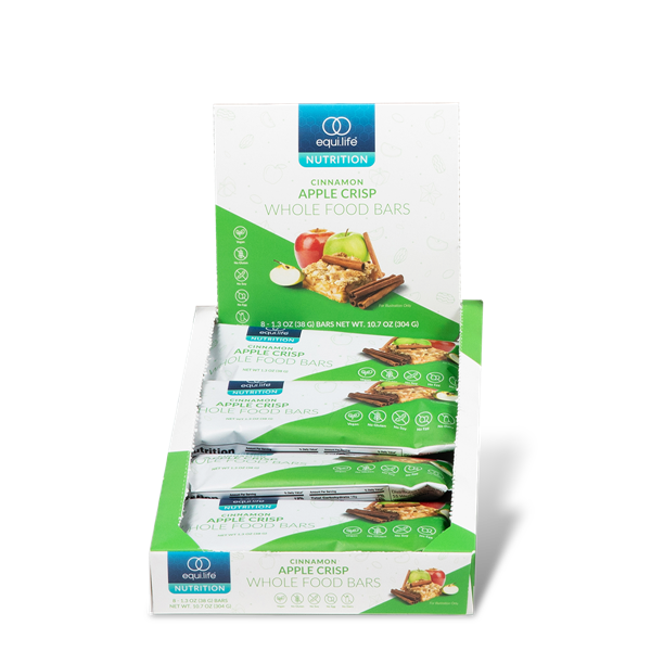 whole food bars (cinnamon apple crisp) (equilife)