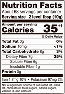 whole psyllium husks (now foods) nutrition facts