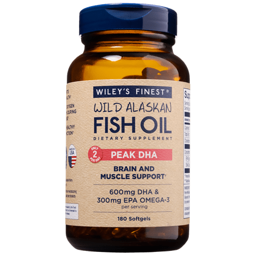 Wild Alaskan Fish Oil - Peak DHA (Wiley's Finest) 180ct