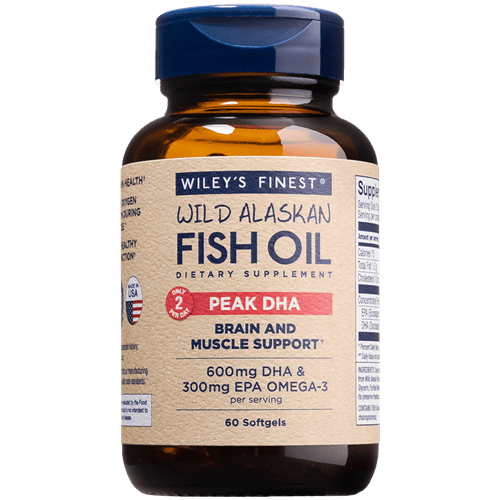 Wild Alaskan Fish Oil - Peak DHA (Wiley's Finest) 60ct