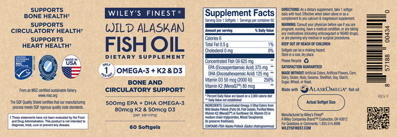 buy wild alaskan fish oil vitamin k2 + d3 wiley's finest