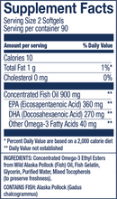 wild alaskan fish oil easy swallow minis supplement facts